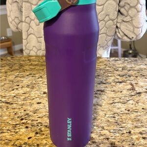 Stanley Purple Bottle with Teal Accent